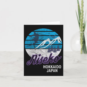 Carte Niseko Hokkaido Island Japon Station de ski Snowbo
