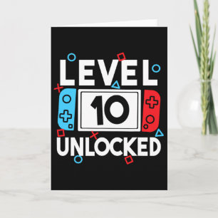 Carte Niveau 10 Joueur déverrouillé 10e Anniversaire Jeu