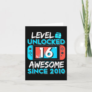 Carte Niveau 16 Débloqué Incroyable Depuis 2010 16e Anni