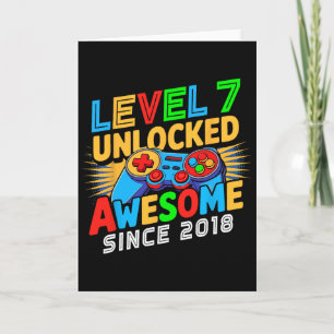 Carte Niveau 7 Débloqué Incroyable Depuis Son 7ème Anniv