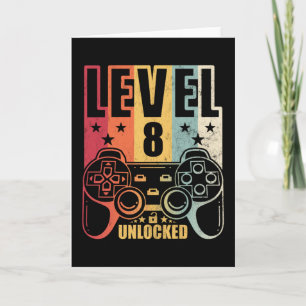 Carte Niveau 8 Jeu déverrouillé Jeu d'anniversaire