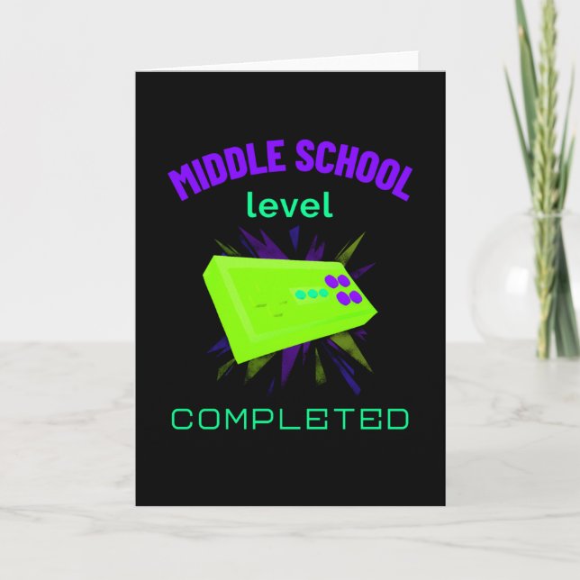 Carte niveau du collège achevé (Devant)