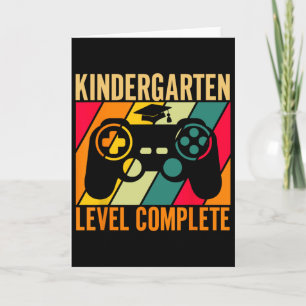 Carte Niveau maternelle Diplômé Rétro 2025