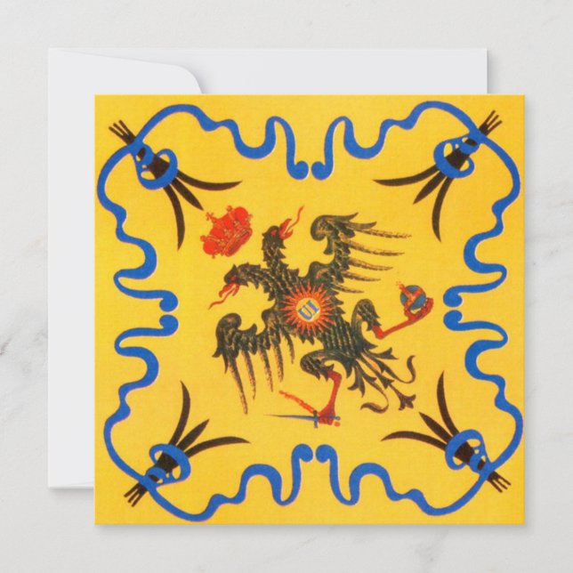 Carte Nobile Contrada dell'Aquila Palio di Siena (aigle) (Devant)