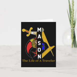 Carte Noble Shriner Mason La Vie Du Voyageur Freemason