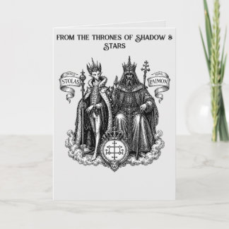 Carte Noblesse Goétique Prince Stolas et Roi Paimon