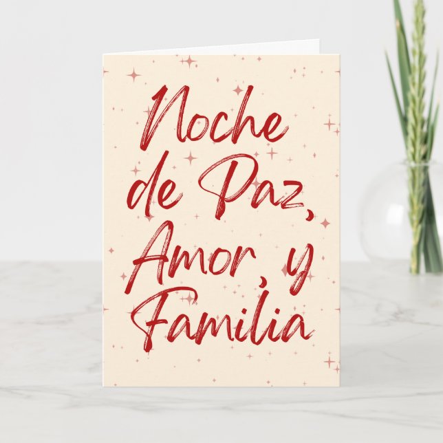 Carte Noche De Paz (Devant)