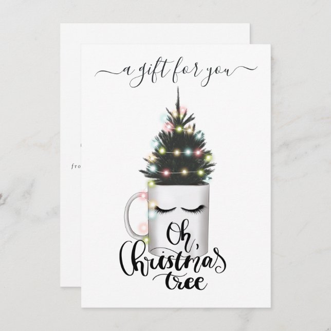 Carte Noël (Devant / Derrière)