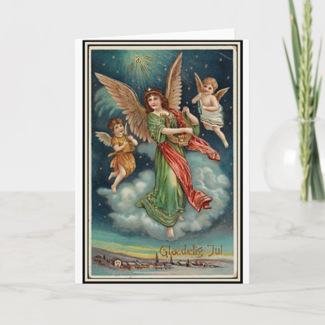 Carte Noël 1913 norvégien (Devant)