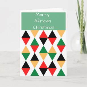 Carte Noël africain