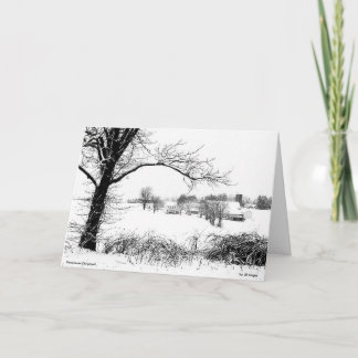 Carte Noël agricole