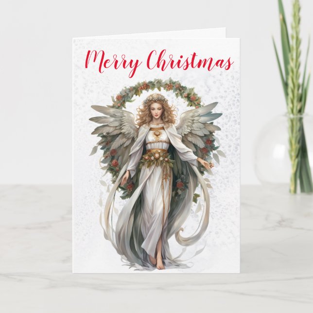 Carte Noël Ange de Noël (Devant)