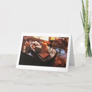 CARTE NOËL APPORTE SOUVENIRS ET SOUVENIRS D'AMIS