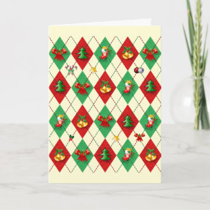 Carte Noël au diamant d'Argyle