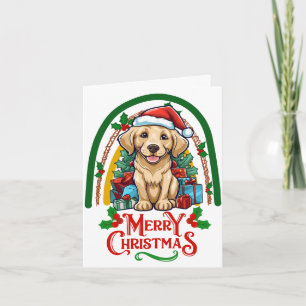 Carte Noël au Labrador