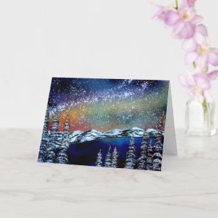 Carte Noël au lac Tahoe