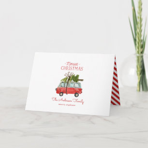 Carte noël avec le...Vanne à eau vintage
