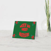 Noël Blank Mistletoe