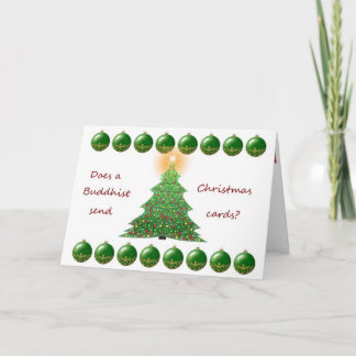 Carte Noël bouddhiste