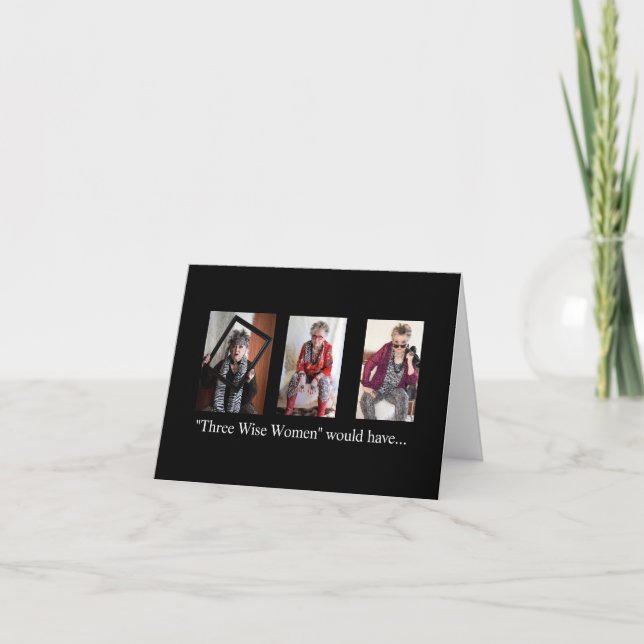Carte Noël Ce que trois femmes sages auraient fait (Devant)