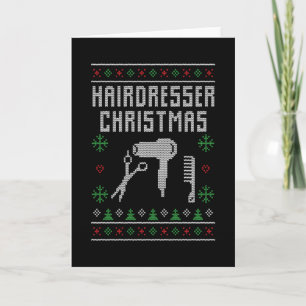 Carte Noël Coiffeur