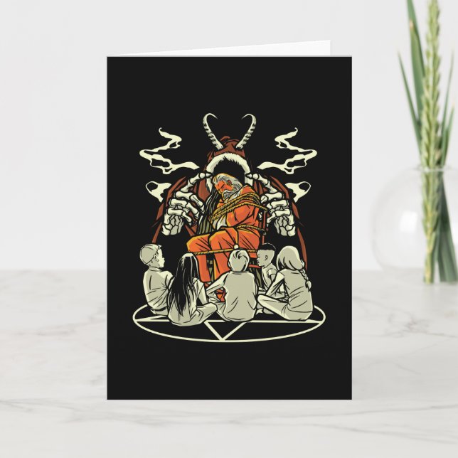 Carte Noël Créatif Étrange (Devant)