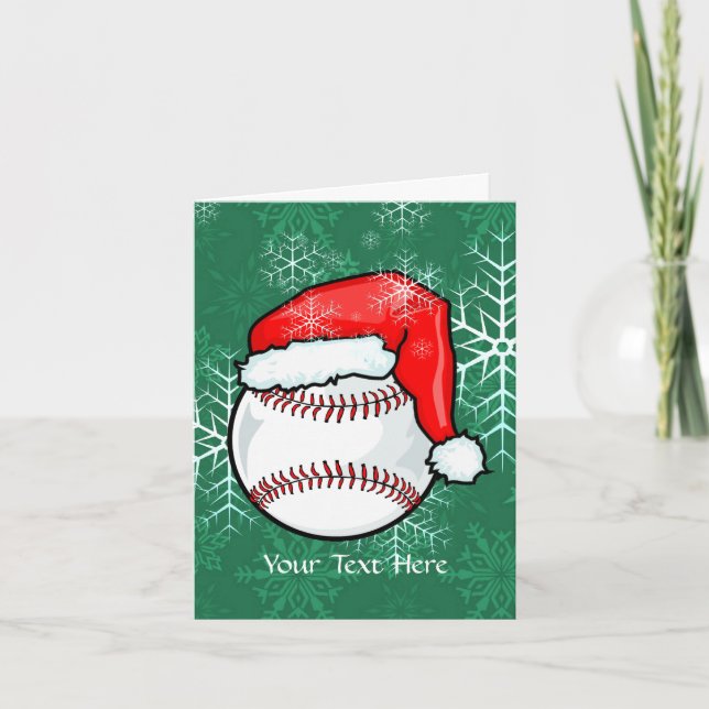 Carte - Noël de base-ball (Devant)
