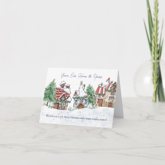 Carte Noël De Chez Nous À La Vôtre (Devant)