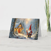 Noël de la Maison Gnome magique d'hiver