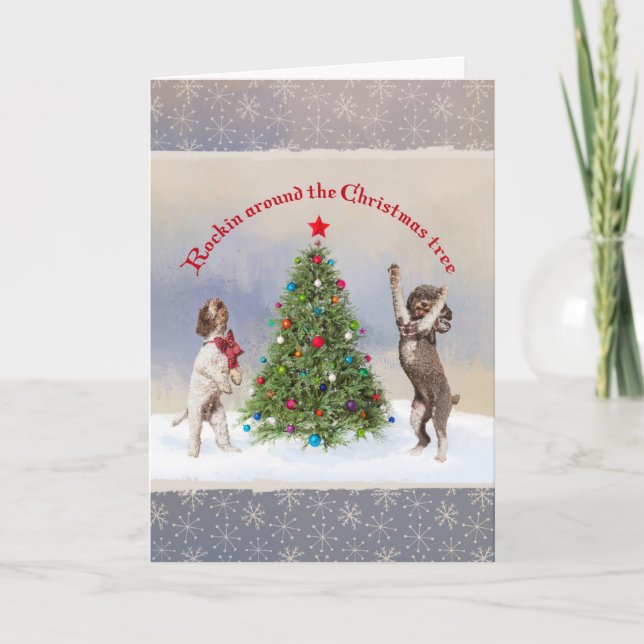 Carte Noël de Lagotto (Devant)