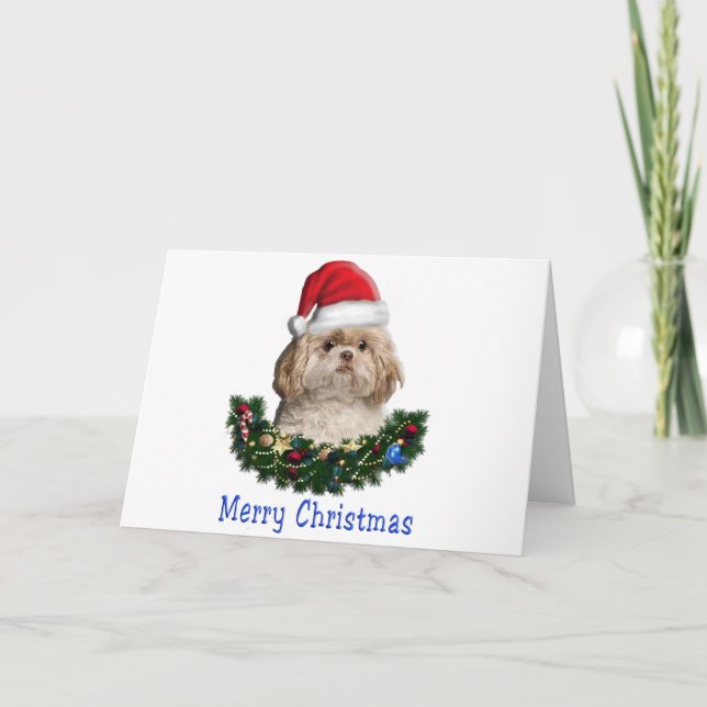 Carte Noël des animaux (Devant)