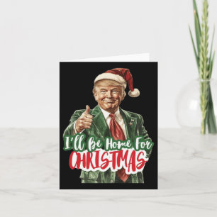 Carte Noël Donald Trump Président 2024 Dancing Funn