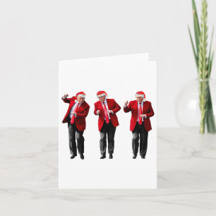 Carte Noël Donald Trump Président 2024 Dancing Funn