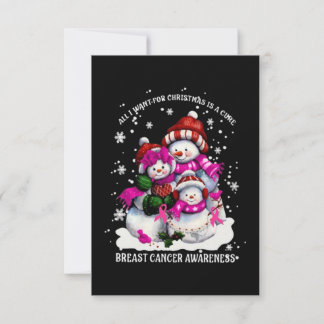 Carte Noël du cancer du sein
