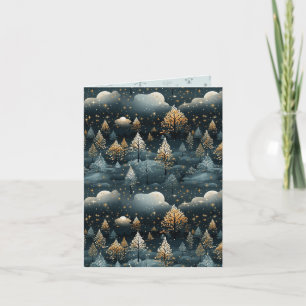 Carte Noël du paysage contemporain