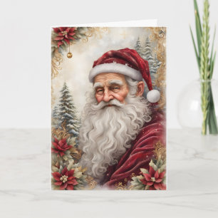 Carte Noël du Vieux Père Noël