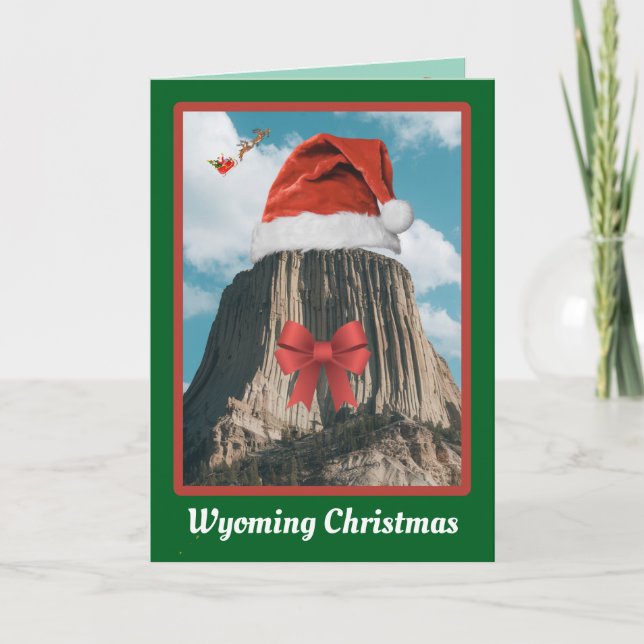 Carte Noël du Wyoming (Devant)