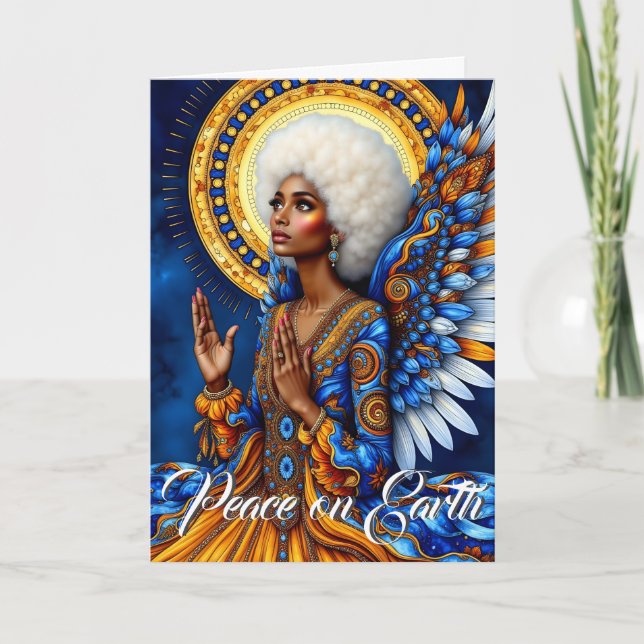 Carte Noël d'un ange (Devant)