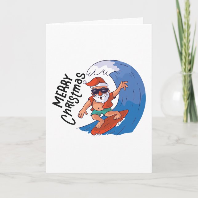 Carte Noël en juillet (Devant)