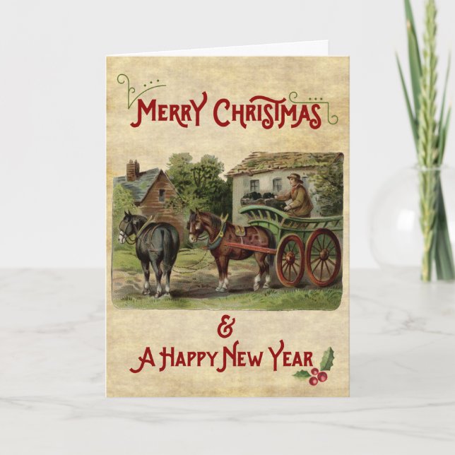 Carte Noël et Nouvel An Coalman (Devant)