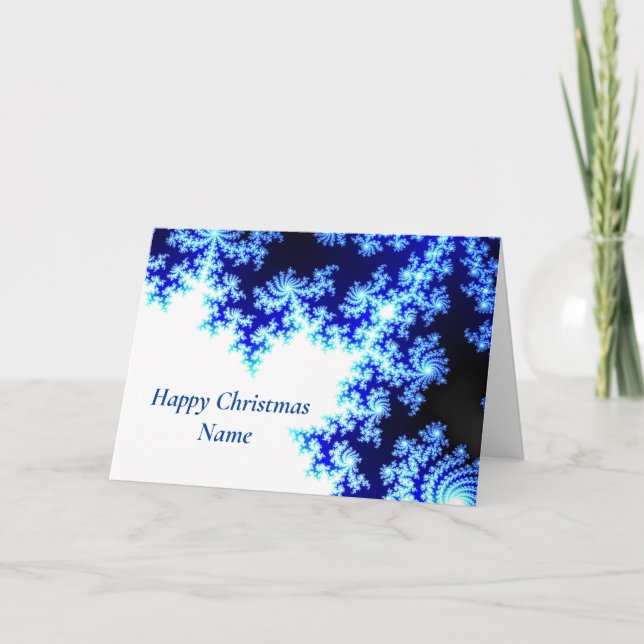 Carte Noël glacé (Devant)