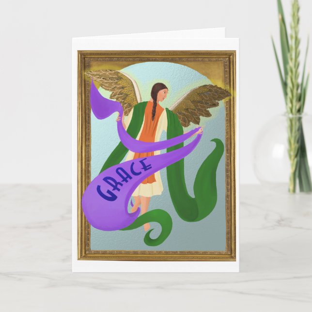 Carte Noël GRÂCE Angel (Devant)