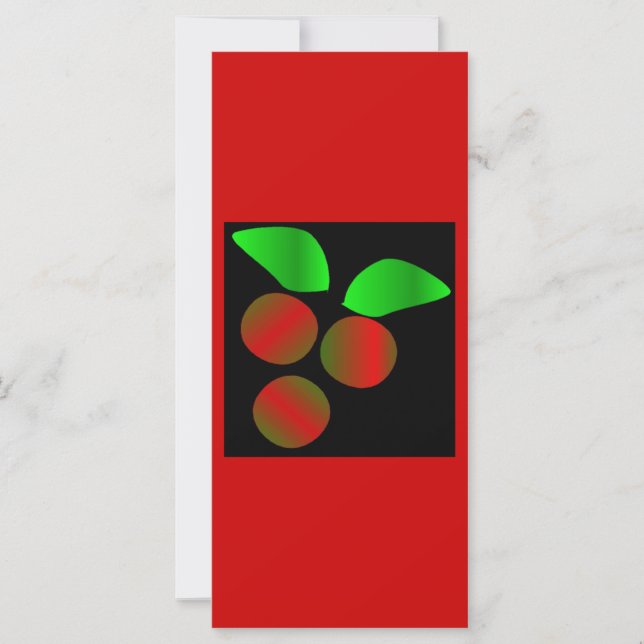 Carte Noël Holly VII (Devant)