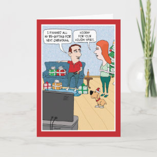 Carte Noël joli et amusant