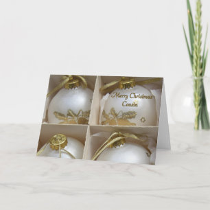 Carte Noël Joyeux Cousin