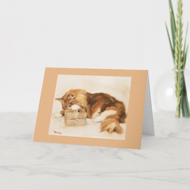 Carte Noël - le cadeau de Mitch (Devant)