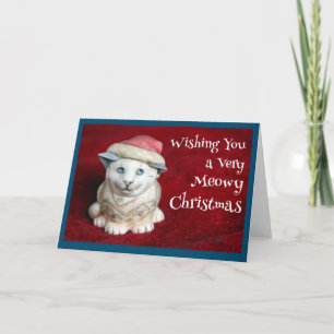 Carte Noël Meowy