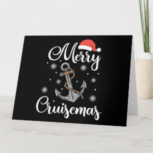 Carte Noël Merry Cruisemas Holiday Cruise Cadeau