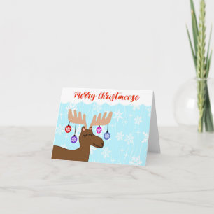 Carte Noël Moose