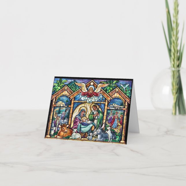 Carte Noël Nativité Noël Joyeux Noël (Devant)